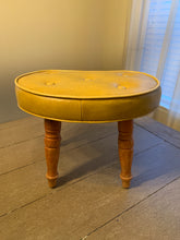 Load image into Gallery viewer, Vintage Mustard Yellow Stool
