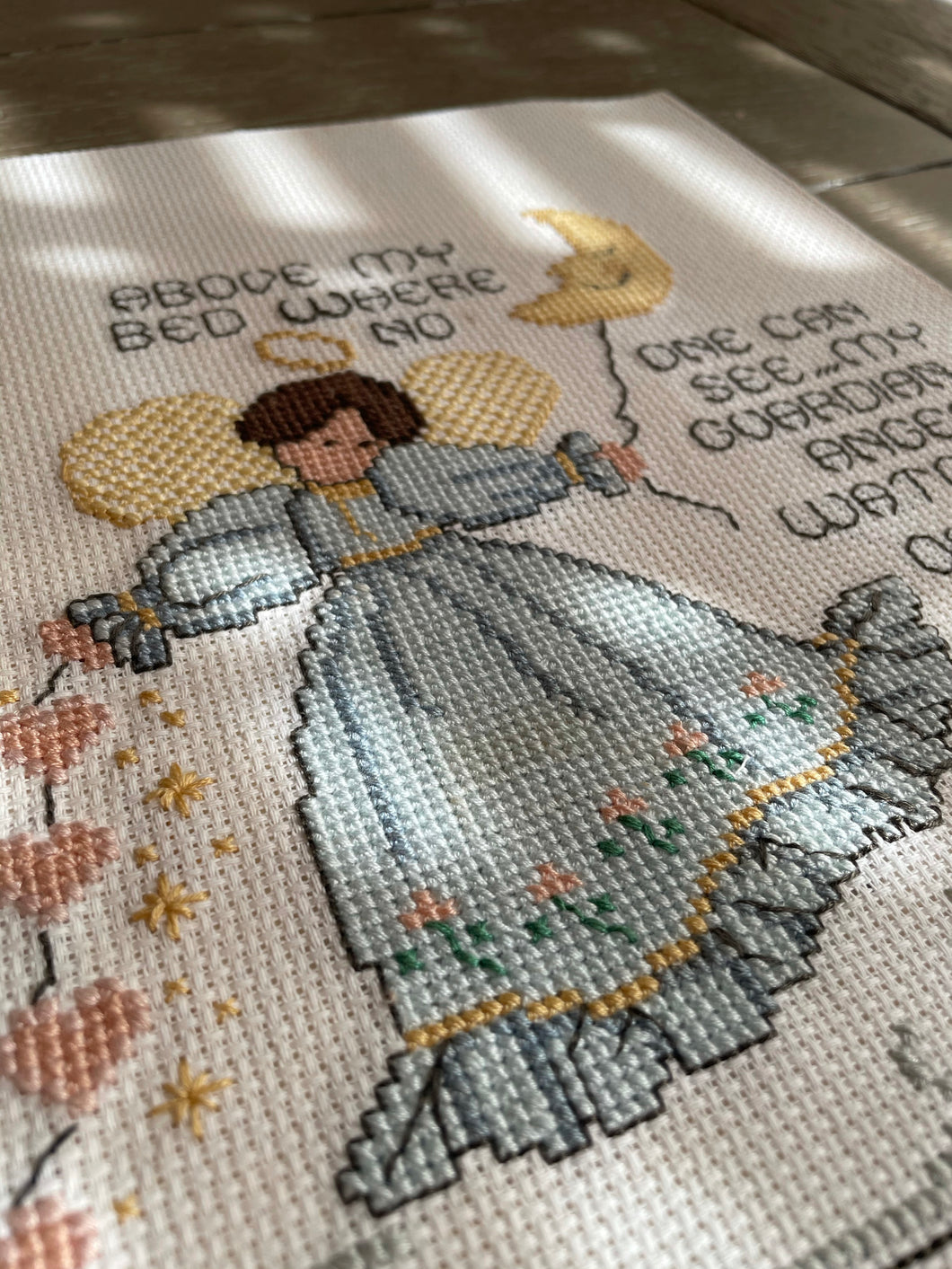 Completed Children’s Room Cross Stitch
