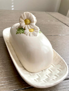 Daisy Butter Dish by Metlox of California