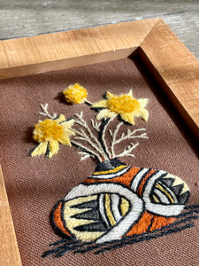 Southwestern Vase Embroidery