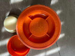 Vintage Orange Thermos