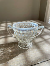 Load image into Gallery viewer, Moonstone Hobnail Cream &amp; Sugar Set
