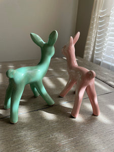 Mid Century Deer Figurines