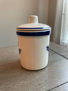 Vintage Canister with Wheat Design