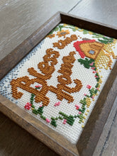 Load image into Gallery viewer, ‘Bless This Home’ Framed Embroidery

