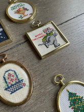 Load image into Gallery viewer, Vintage Cross Stitch Ornaments
