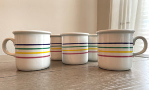 Cipa Porcellana Striped Mug Set- Made in Italy