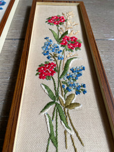 Embroidered Wall Art Set