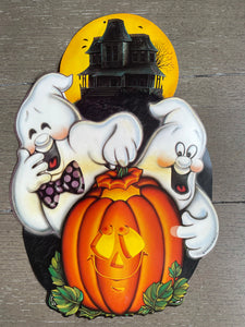 Vintage Halloween Window Prints
