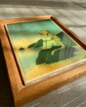 Load image into Gallery viewer, Framed Cat Tile/ Spoon Rest
