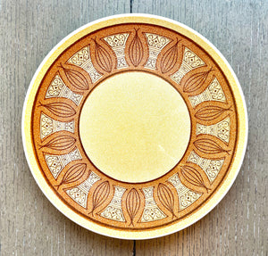 Taylor Ironstone Dinner Plates-Honey Gold 10”