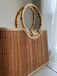 Handmade Vintage Bamboo Purse