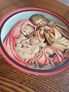 Christmas Wall Plaque by Anri Company, 1974