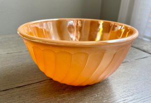 Fire King ‘Peach Lustre’ Mixing Bowl Set