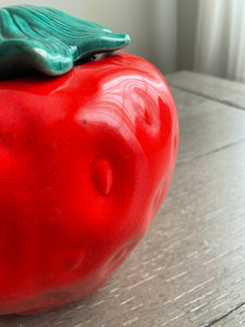 Medium Strawberry Cookie Jar by California Pottery