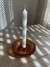 Load image into Gallery viewer, Amber Candle Holder Dish
