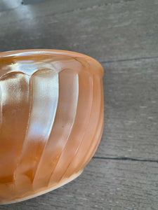 Fire King ‘Peach Lustre’ Mixing Bowl Set
