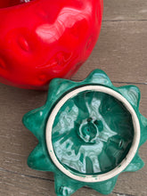 Load image into Gallery viewer, Medium Strawberry Cookie Jar by California Pottery
