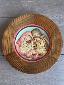 Christmas Wall Plaque by Anri Company, 1974