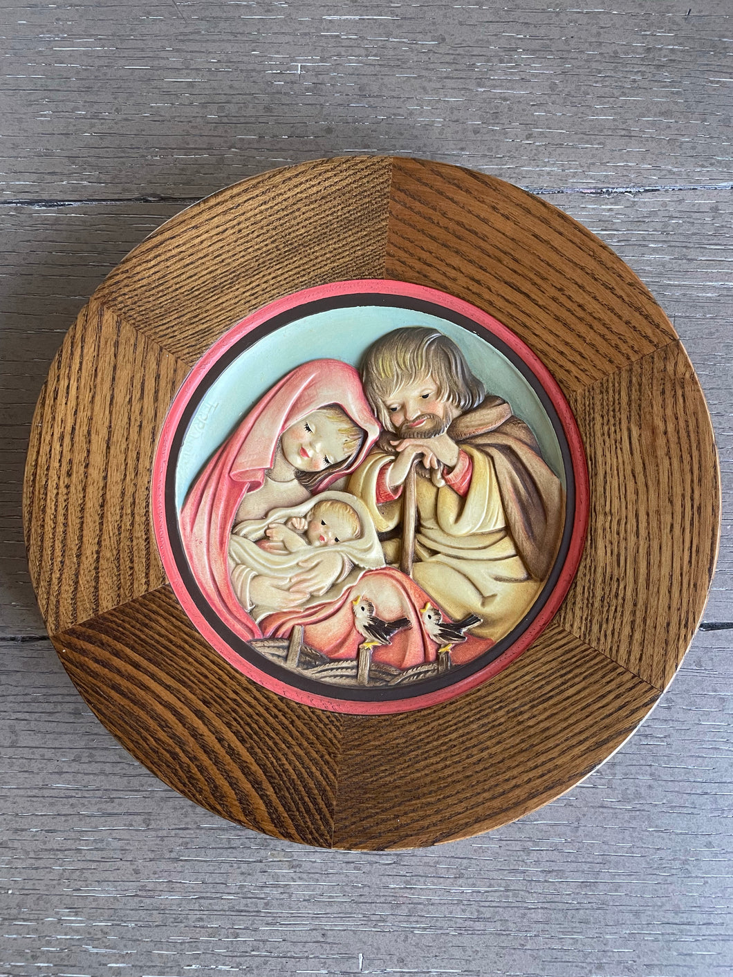 Christmas Wall Plaque by Anri Company, 1974