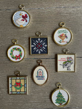 Load image into Gallery viewer, Vintage Cross Stitch Ornaments
