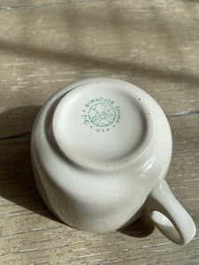 Syracuse China Mug Set