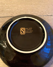 Load image into Gallery viewer, MCM Black &amp; Gold Greek Ashtray by Stakias P.
