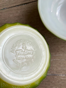 Fire King ‘Kimberly’ Bowl Green Ombré
