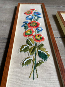 Embroidered Wall Art Set