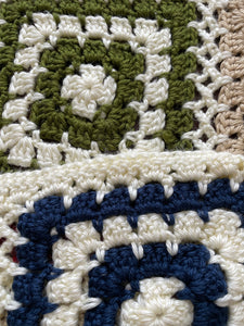 Handmade Granny Square Afghan/Throw