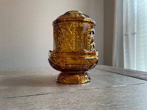 Vintage Amber Fairy Lamp