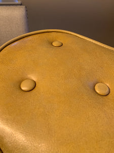 Vintage Mustard Yellow Stool