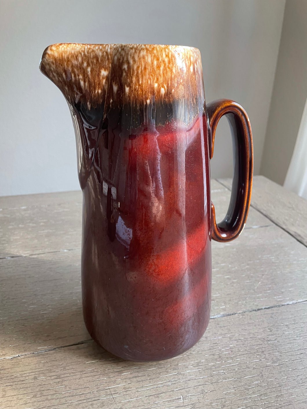 Brown Ceramic Pitcher by Oven Proof