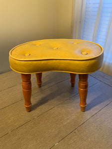 Vintage Mustard Yellow Stool