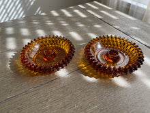 Load image into Gallery viewer, Amber Candle Holder Dish

