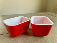 Load image into Gallery viewer, 1950’s Red Pyrex ‘Refrigerator Dishes’
