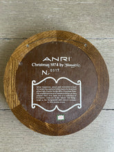 Load image into Gallery viewer, Christmas Wall Plaque by Anri Company, 1974
