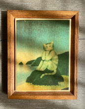 Load image into Gallery viewer, Framed Cat Tile/ Spoon Rest
