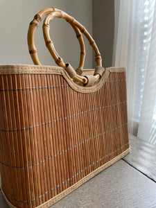 Handmade Vintage Bamboo Purse