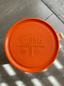 Vintage Orange Thermos