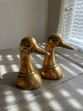 Load image into Gallery viewer, Brass Duck Bookends
