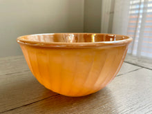 Load image into Gallery viewer, Fire King ‘Peach Lustre’ Mixing Bowl Set

