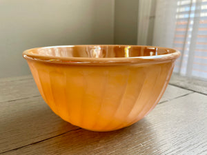 Fire King ‘Peach Lustre’ Mixing Bowl Set