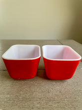 Load image into Gallery viewer, 1950’s Red Pyrex ‘Refrigerator Dishes’
