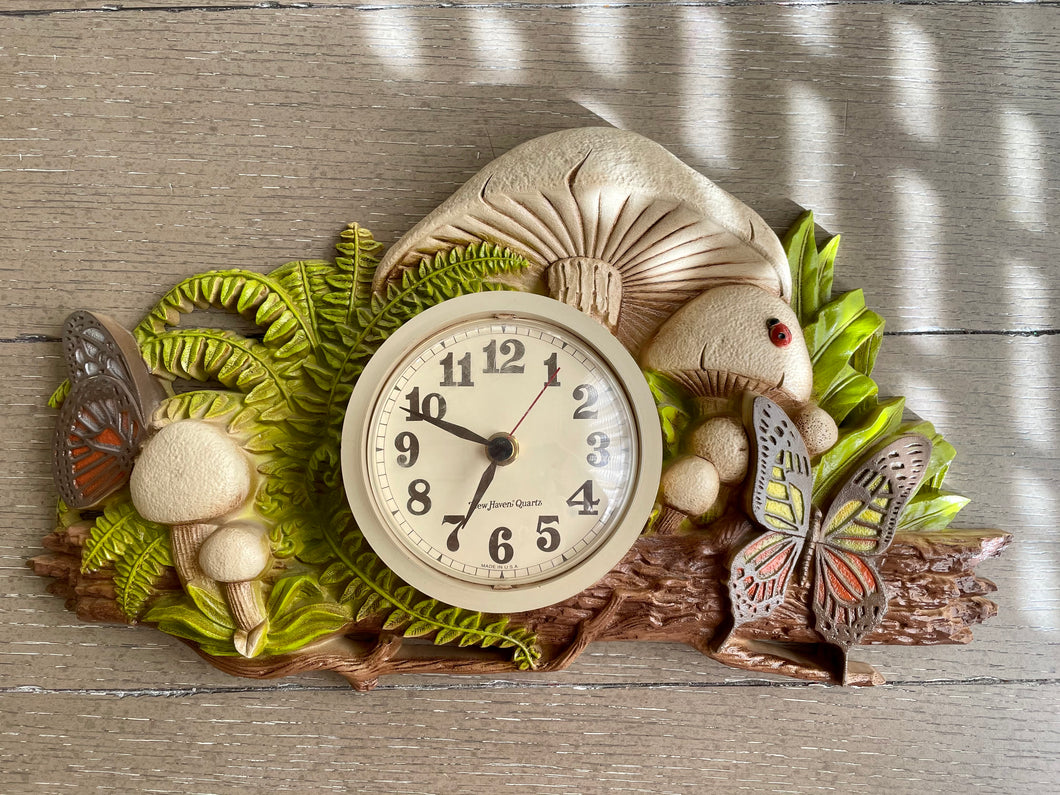 Mushroom Wall Clock