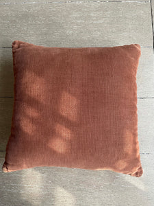 Multi-Colored/ Brown Corduroy Pillow