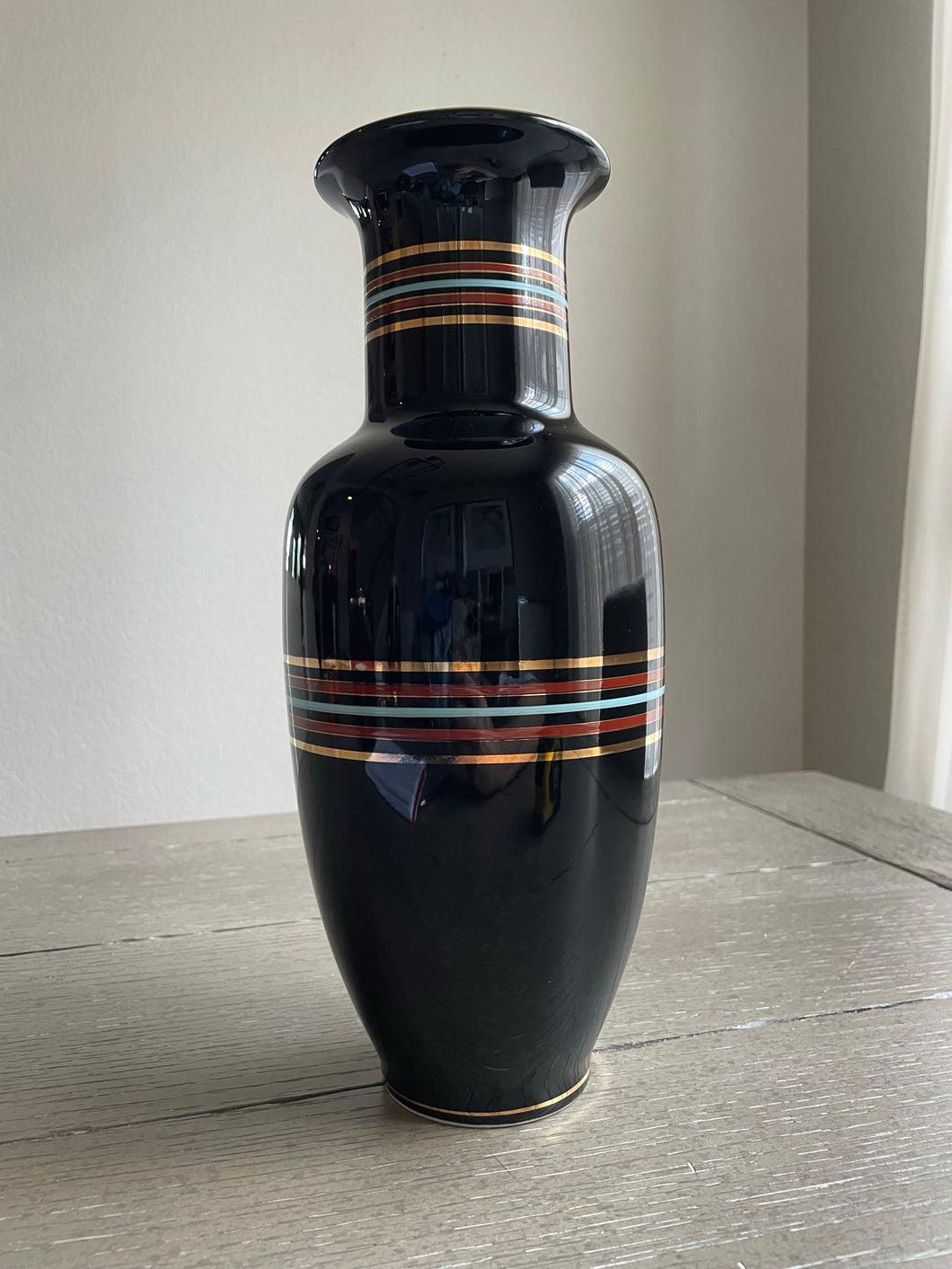 Striped Shibata Japan Vase