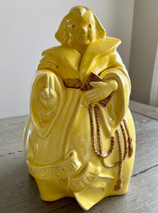 Red Wing Pottery Yellow 'Friar Tuck' Cookie Jar