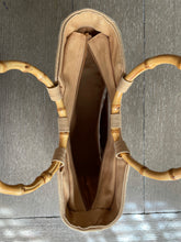 Load image into Gallery viewer, Handmade Vintage Bamboo Purse
