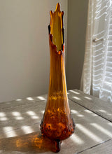 Load image into Gallery viewer, MCM Amber Swung Vase
